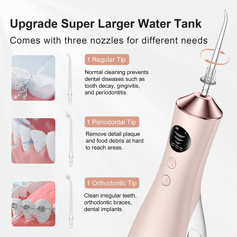 Pulse Household Electric Water Flosser Dental Calculus Water Flosser Oral Care Tool Home Teeth Cleaning